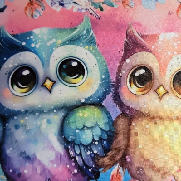 Owl Floral Computer Non Slip Custom Mouse Pad - Picture 4 of 9